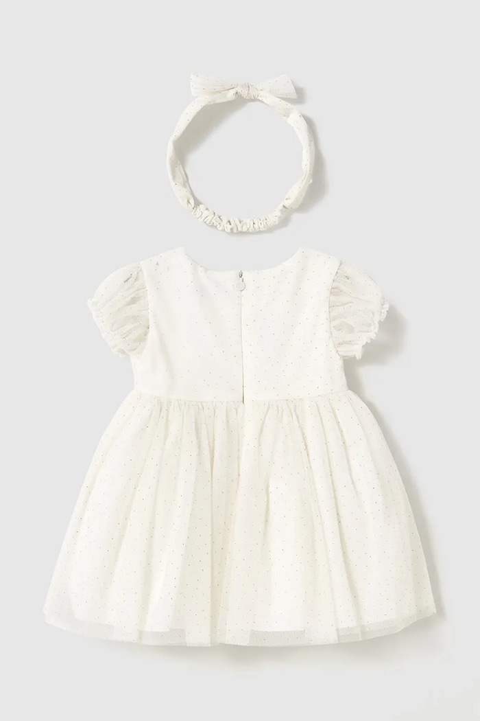BIMBA Mayoral vestito bambina 1902.4A.Baby.PPYA beige