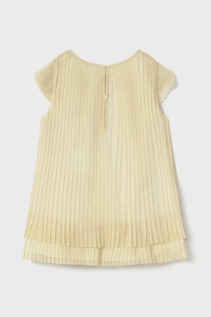 Dievčenské šaty Mayoral 1907.4B.Baby.PPYA béžová SS25