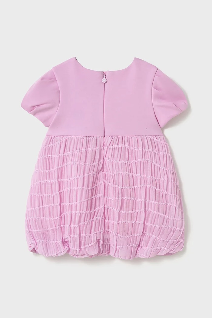 Mayoral Rochie bebe 1983.4B.Baby.PPYA roz SS25