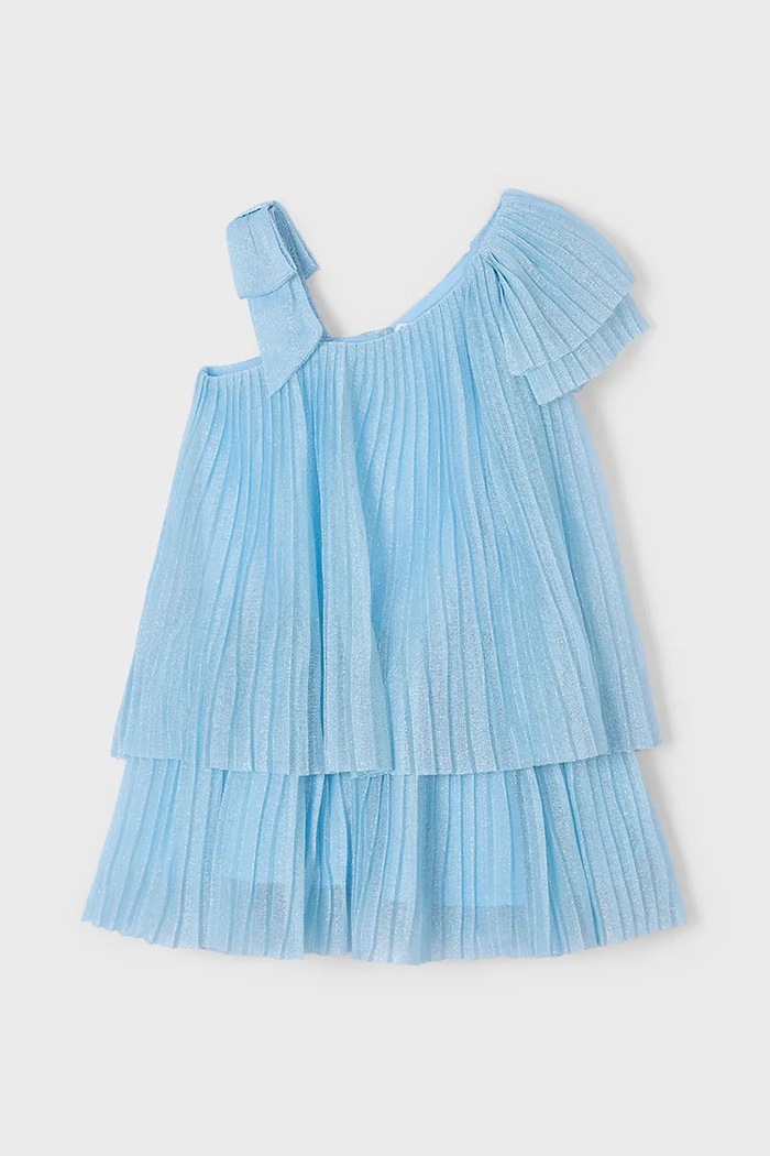 Mayoral Rochie fete 3912.6B.Mini.PPYA albastru SS25