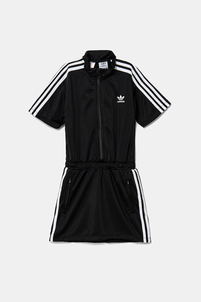 Dječja haljina adidas Originals JD3535 crna SS25