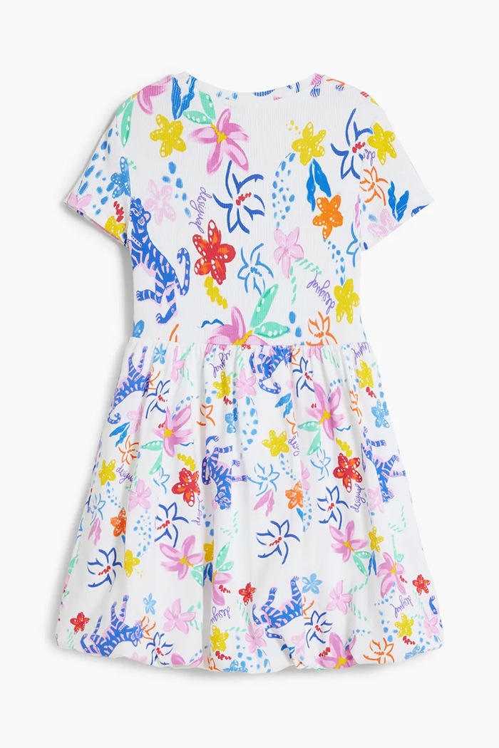 Desigual Dívčí šaty Desigual 25SGVK03 bílá SS25