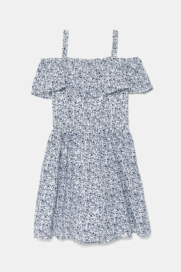Guess sukienka bawełniana dziecięca J5GK24.WH710.PPYA niebieski SS25