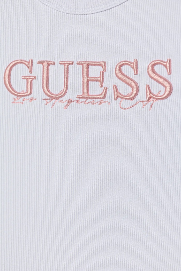 DÍVKA Dívčí šaty Guess J5GK39.K8RT2.PPYA bílá