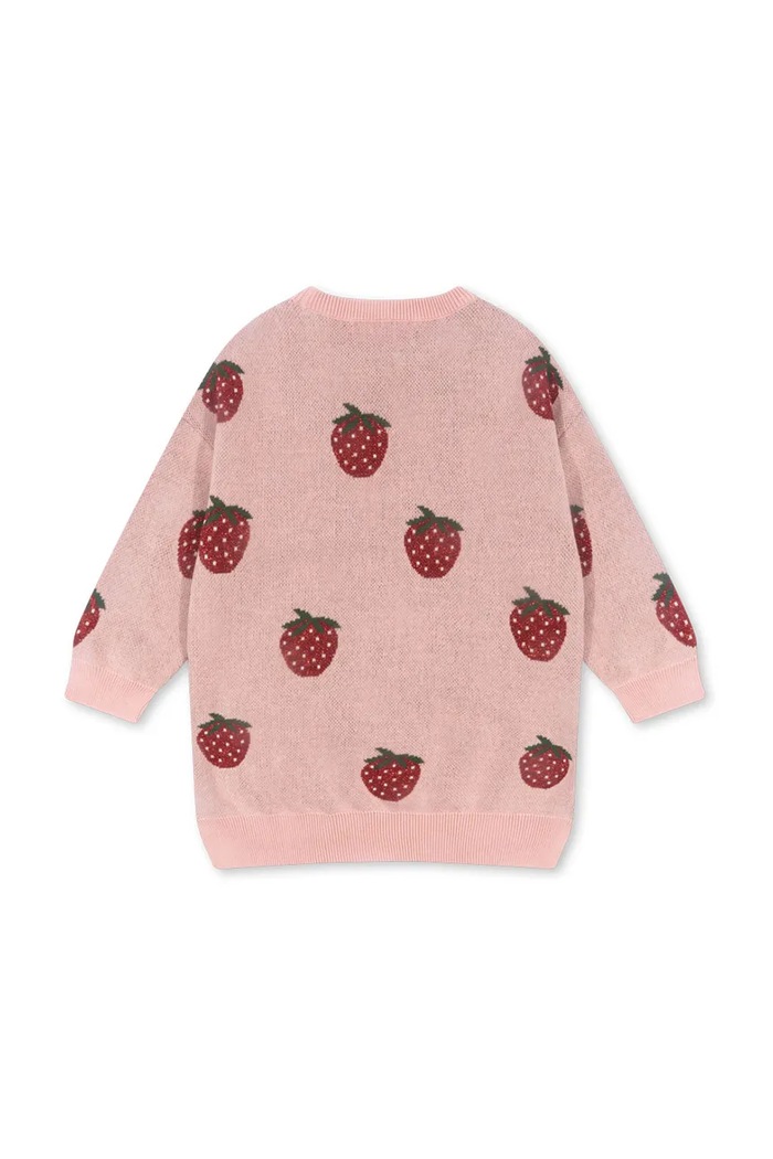Konges Sløjd sukienka dziecięca LAPIS LUREX KNIT DRESS KS102262 różowy SS25