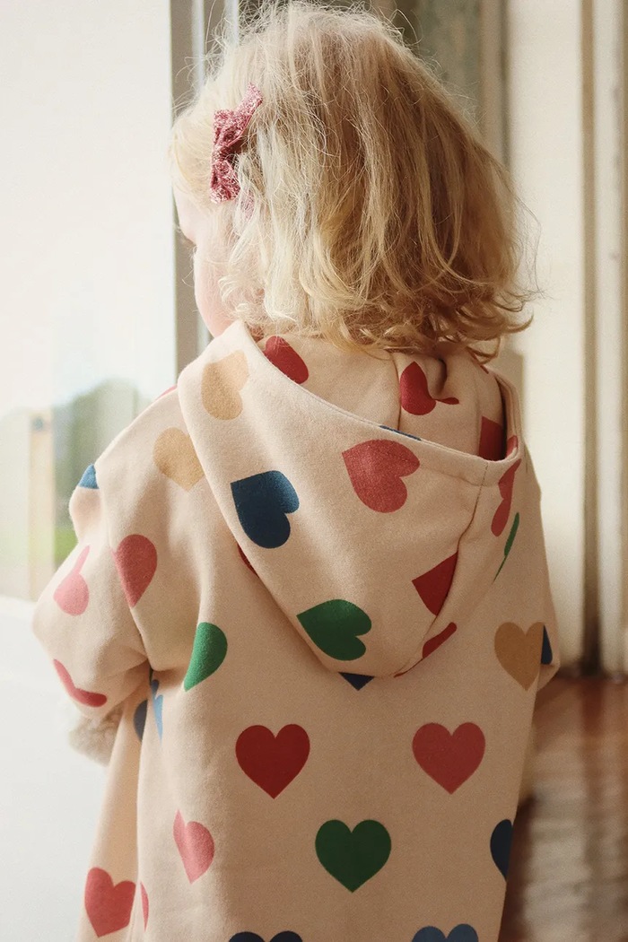 Konges Sløjd sukienka dziecięca LOU HOODIE DRESS OCS KS102856
