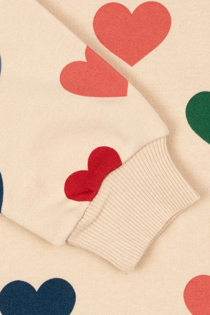 Konges Sløjd sukienka dziecięca LOU HOODIE DRESS OCS KS102856 beżowy
