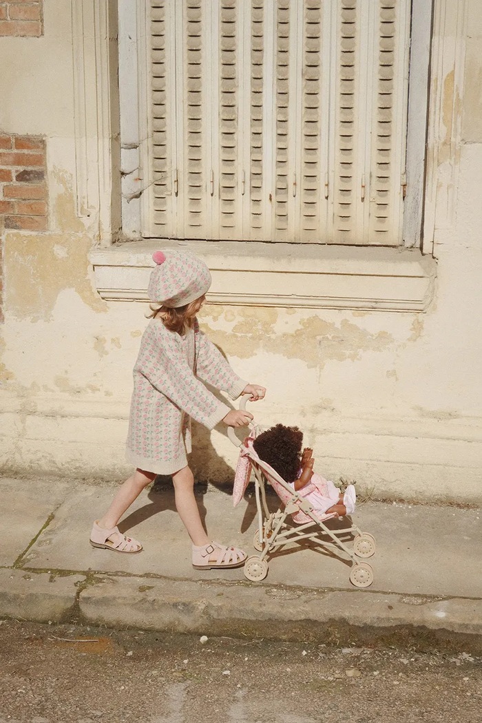 Konges Sløjd sukienka wełniana dziecięca BELOU KNIT DRESS KS102860