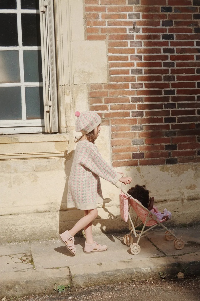 Konges Sløjd sukienka wełniana dziecięca BELOU KNIT DRESS KS102860