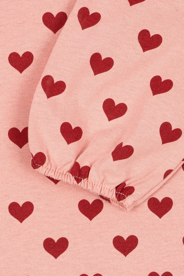 Konges Sløjd sukienka bawełniana dziecięca DREY DRESS GOTS różowy KS102566