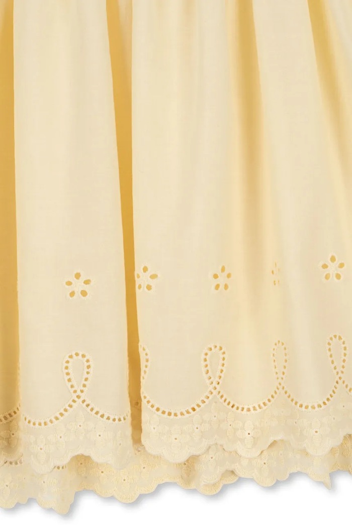 Konges Sløjd sukienka POSEY DRESS KS103192 żółty