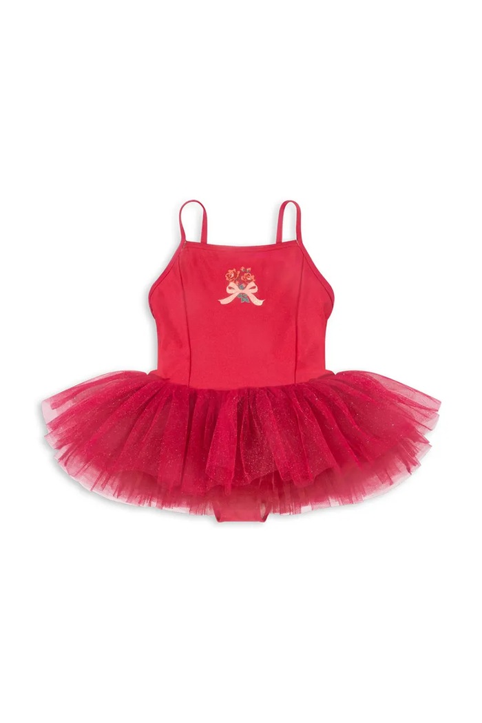 Konges Sløjd sukienka MARINA DRESS KS103214 czerwony SS25