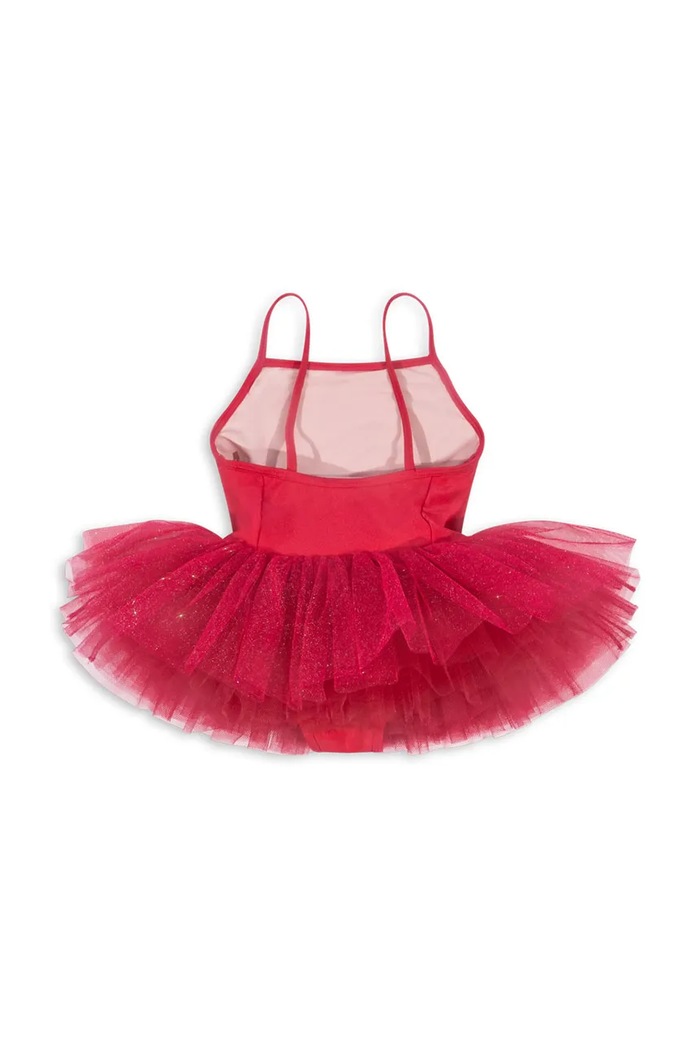 Dziewczynka Konges Sløjd sukienka MARINA DRESS KS103214 czerwony