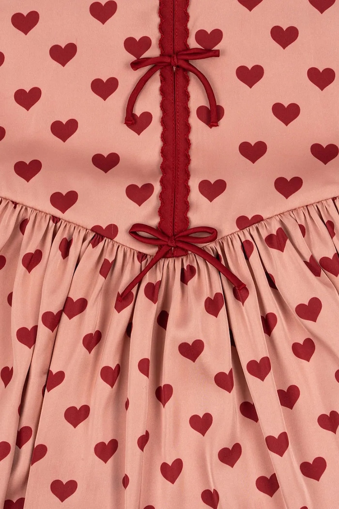 Konges Sløjd sukienka DELPHINE DRESS pomarańczowy KS103300