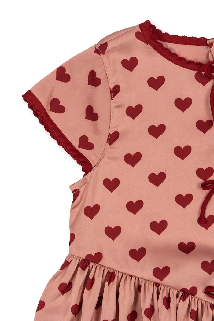 Konges Sløjd sukienka DELPHINE DRESS KS103300 pomarańczowy