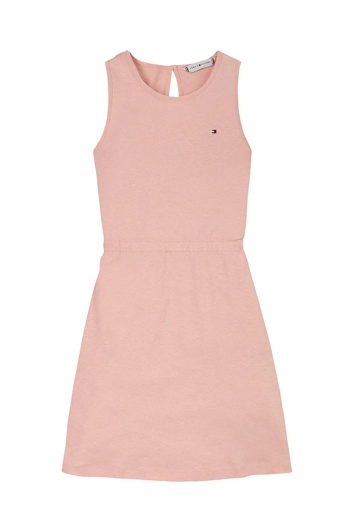 Tommy Hilfiger Sukienka dziecięca KG0KG08481.116.122.PPYA pomarańczowy SS25