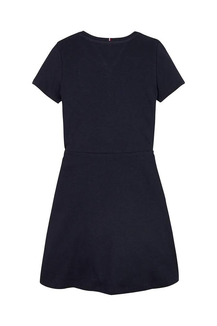 Tommy Hilfiger sukienka bawełniana dziecięca KG0KG08487.104.122.PPYA granatowy SS25