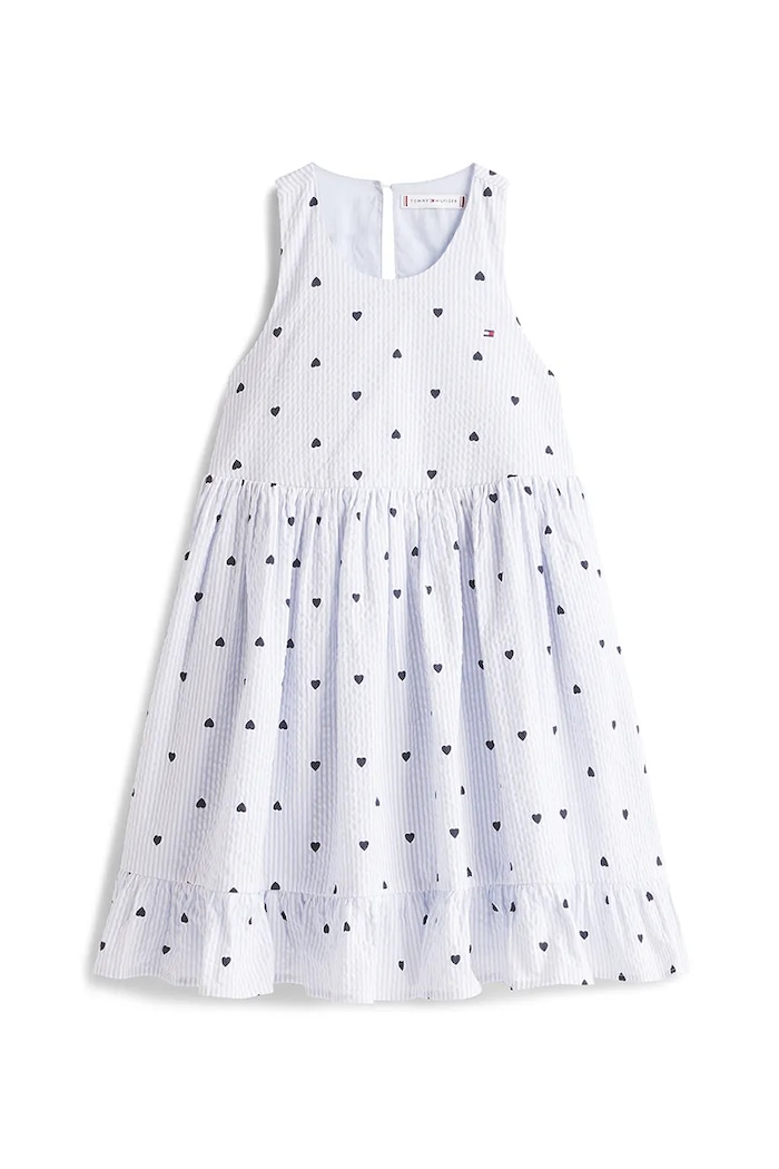 Dievčenské šaty Tommy Hilfiger KG0KG08570.98.122.PPYA modrá SS25