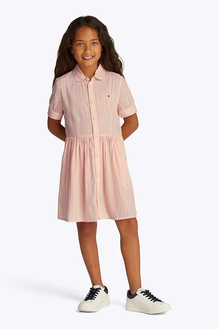 Tommy Hilfiger Dívčí šaty Tommy Hilfiger oranžová KG0KG08579.104.122.PPYA