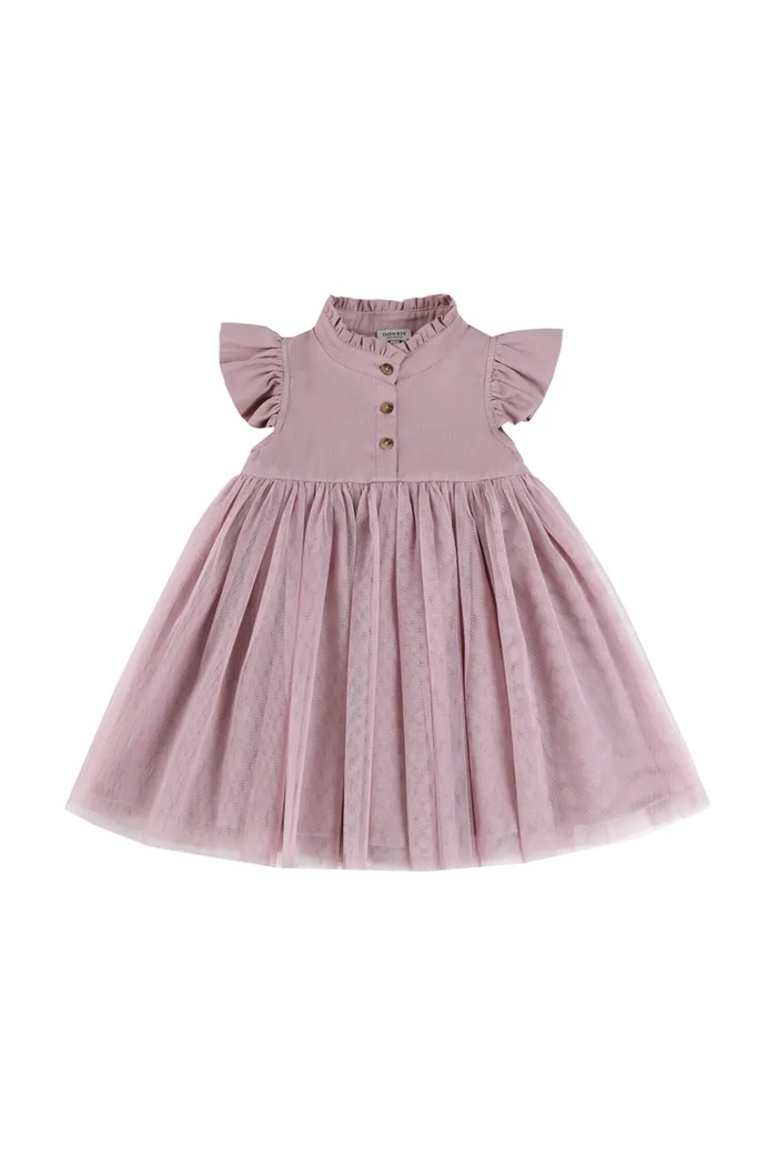 Donsje sukienka dziecięca Fleurance Dress 4062900 fioletowy SS26