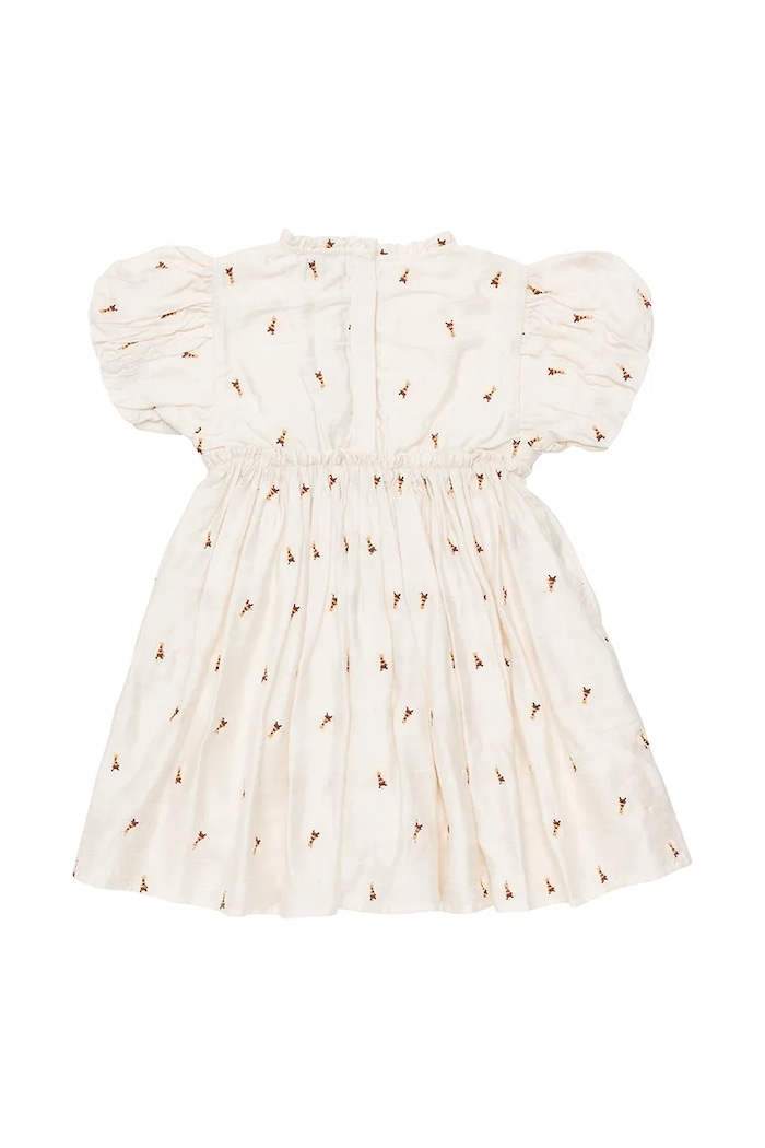 Donsje sukienka dziecięca Clarize Dress Bees rozkloszowany biały 4095002.98.128