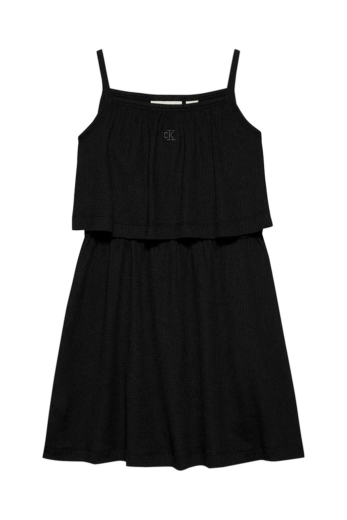 Dívčí šaty Calvin Klein Jeans IG0IG02903.PPYA černá SS25
