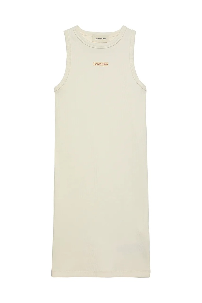 Calvin Klein Jeans vestito bambina IG0IG02906.PPYA beige SS25