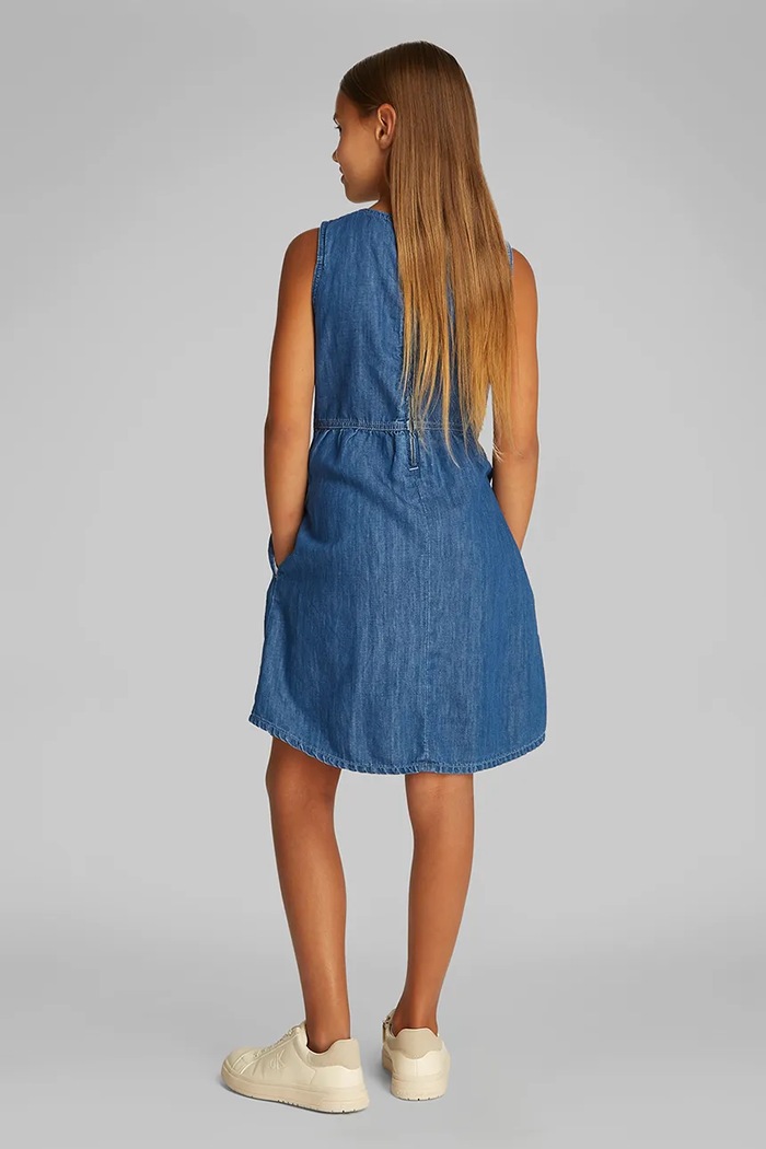Obleka Calvin Klein Jeans mornarsko modra IG0IG02913.104.116.PPYA