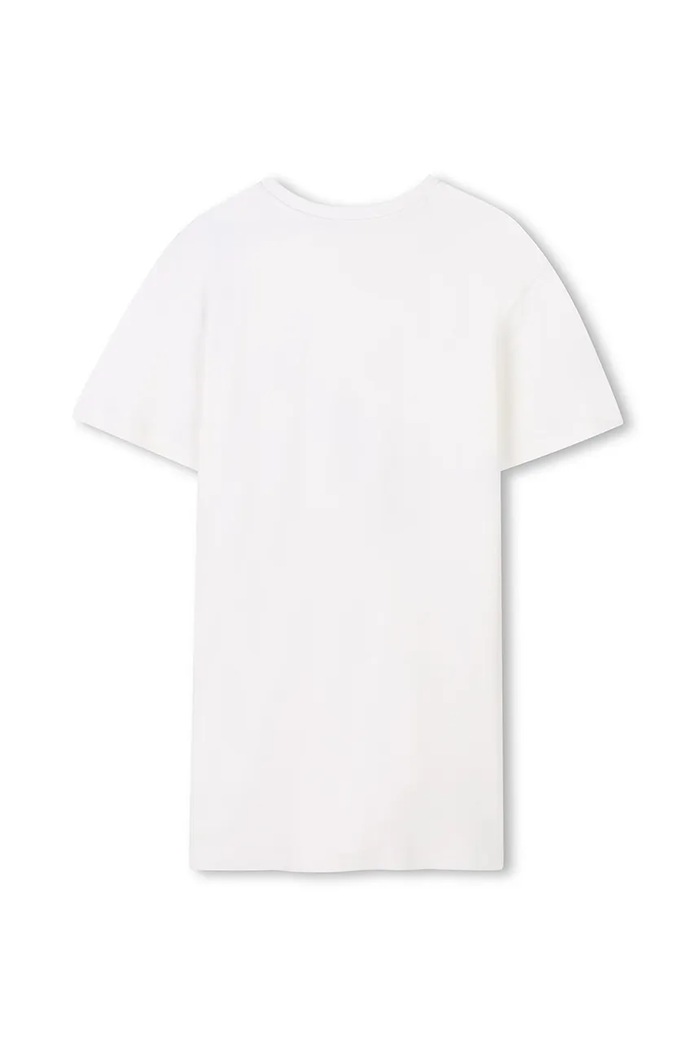 Marc Jacobs rochie din bumbac pentru copii W60530.156 roz SS25
