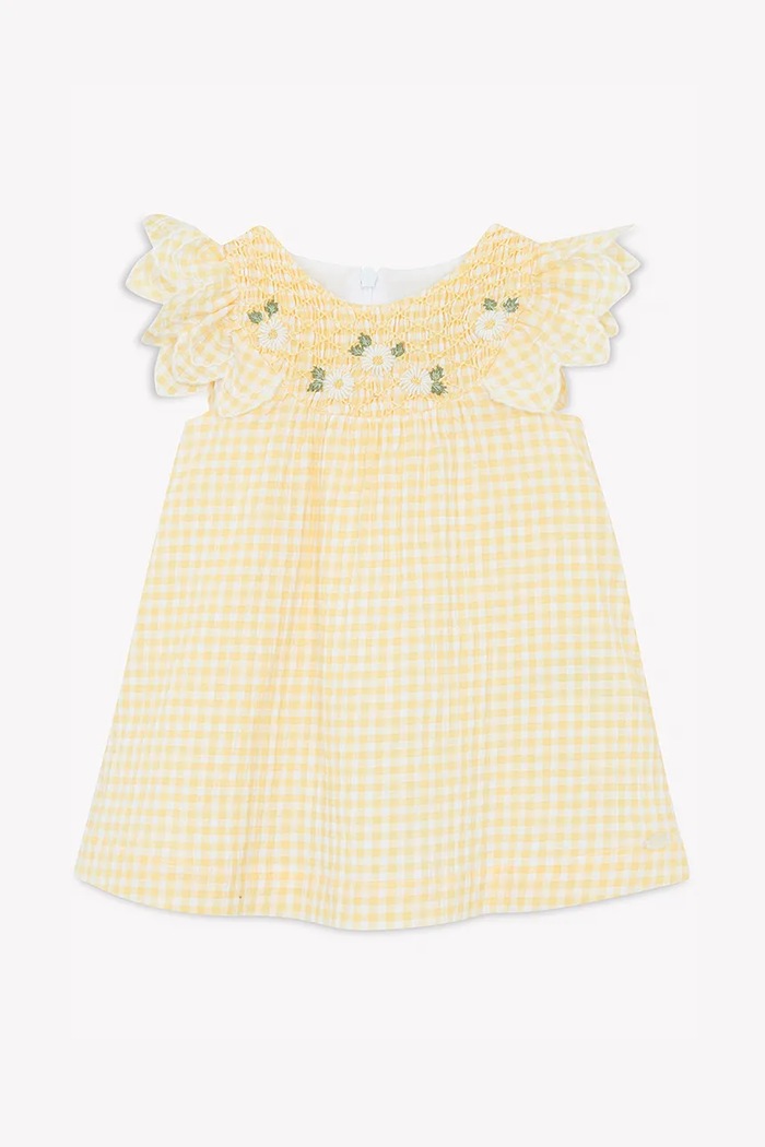 Tartine et Chocolat sukienka dziecięca CA30031.104 żółty SS25