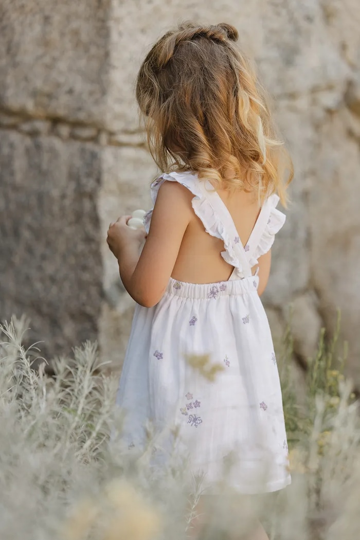 Pamučna haljina za bebe Tartine et Chocolat CA30141.80.94