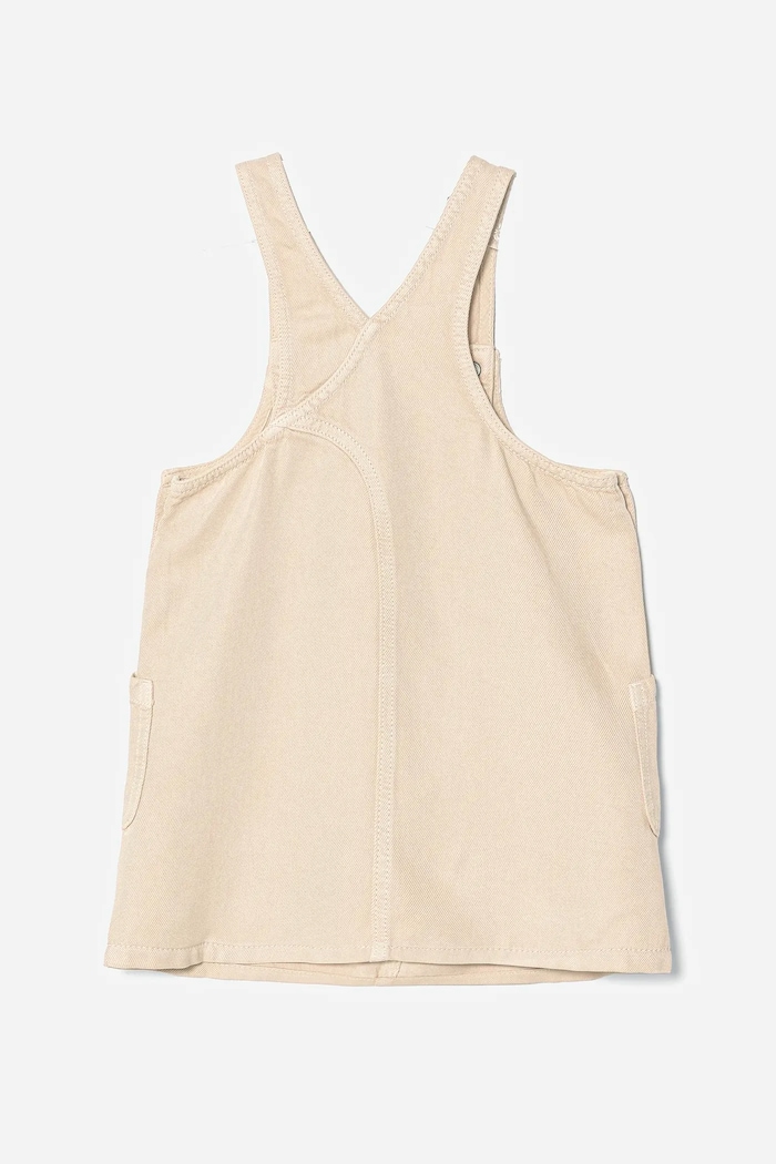 United Colors of Benetton sukienka dziecięca 41AQGT00L.P.Seasonal beżowy SS25
