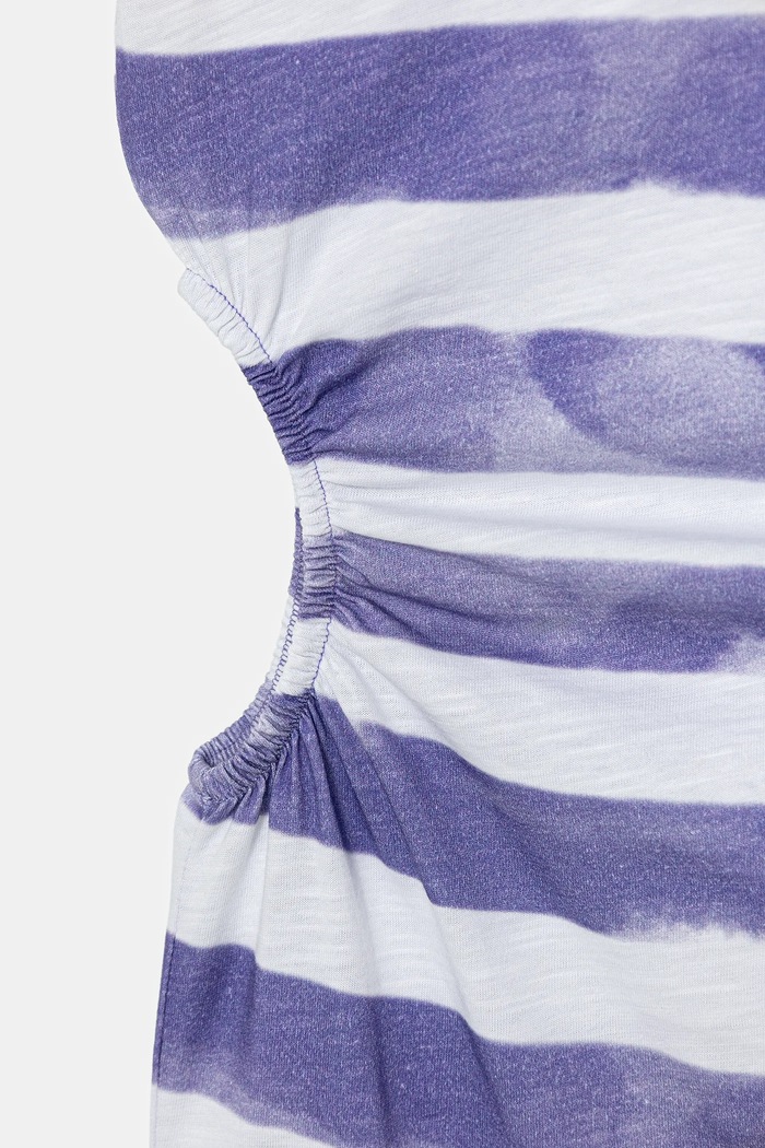 DÍVKA Dětské bavlněné šaty United Colors of Benetton 3SL3CV013.G.Seasonal fialová
