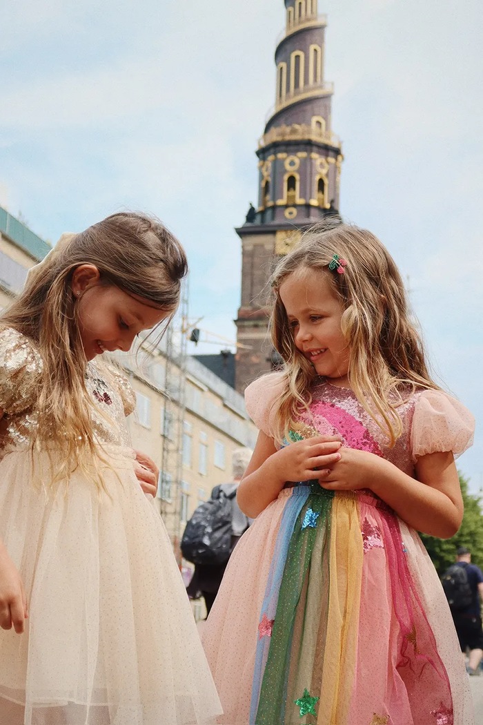 Konges Sløjd rochie ODETTE RAINBOW DRESS KS103022