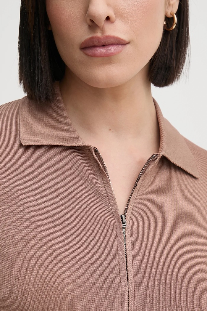 Kardigan Calvin Klein K20K207943 smeđa