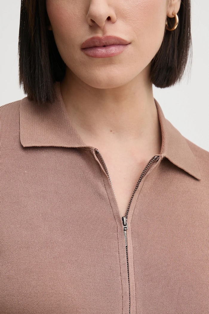Kardigan Calvin Klein K20K207943 smeđa
