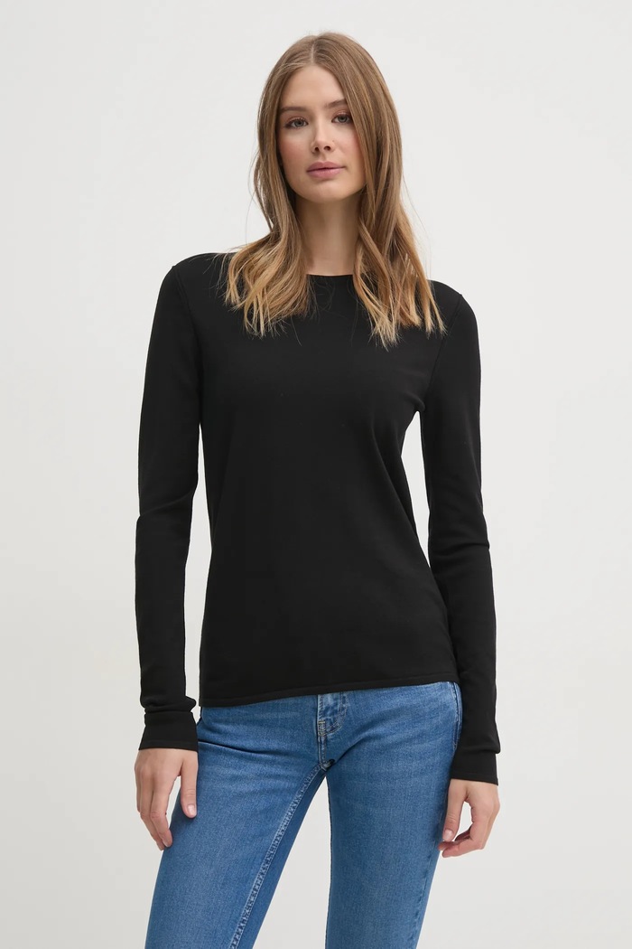 Svetr Calvin Klein kulatý černá K20K208031