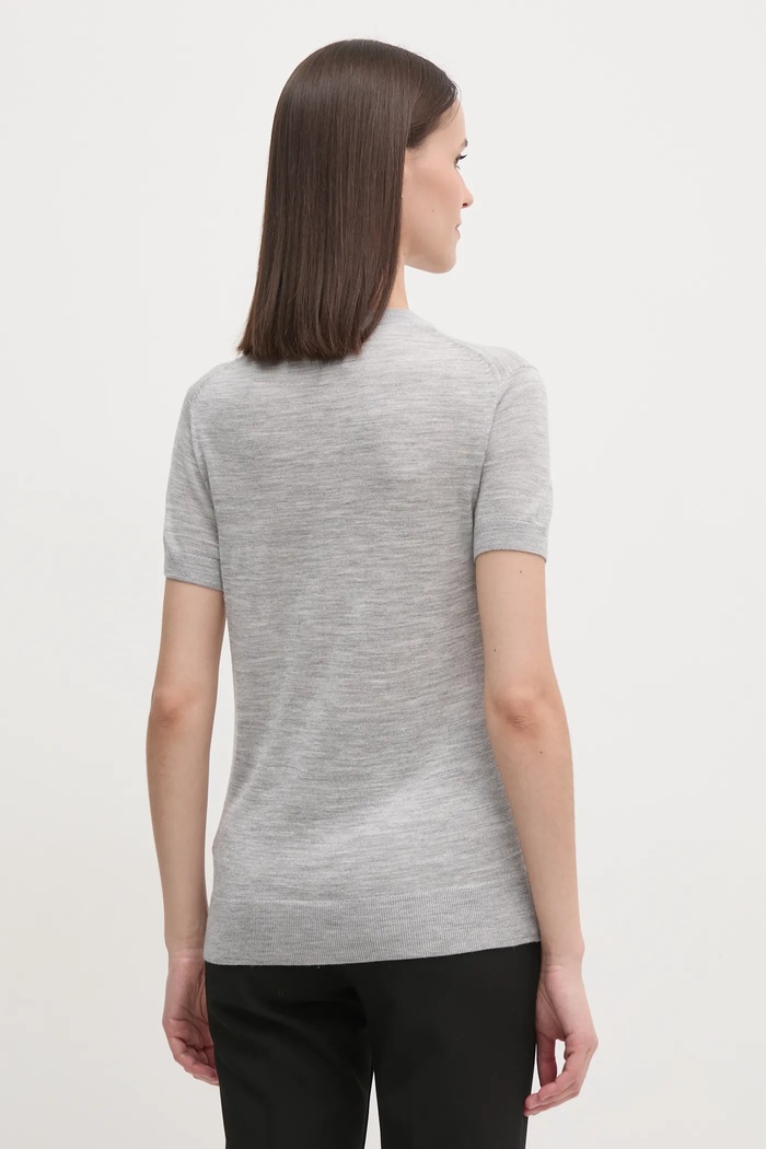 Oblečení Svetr z vlněné směsi Calvin Klein K20K208123 šedá