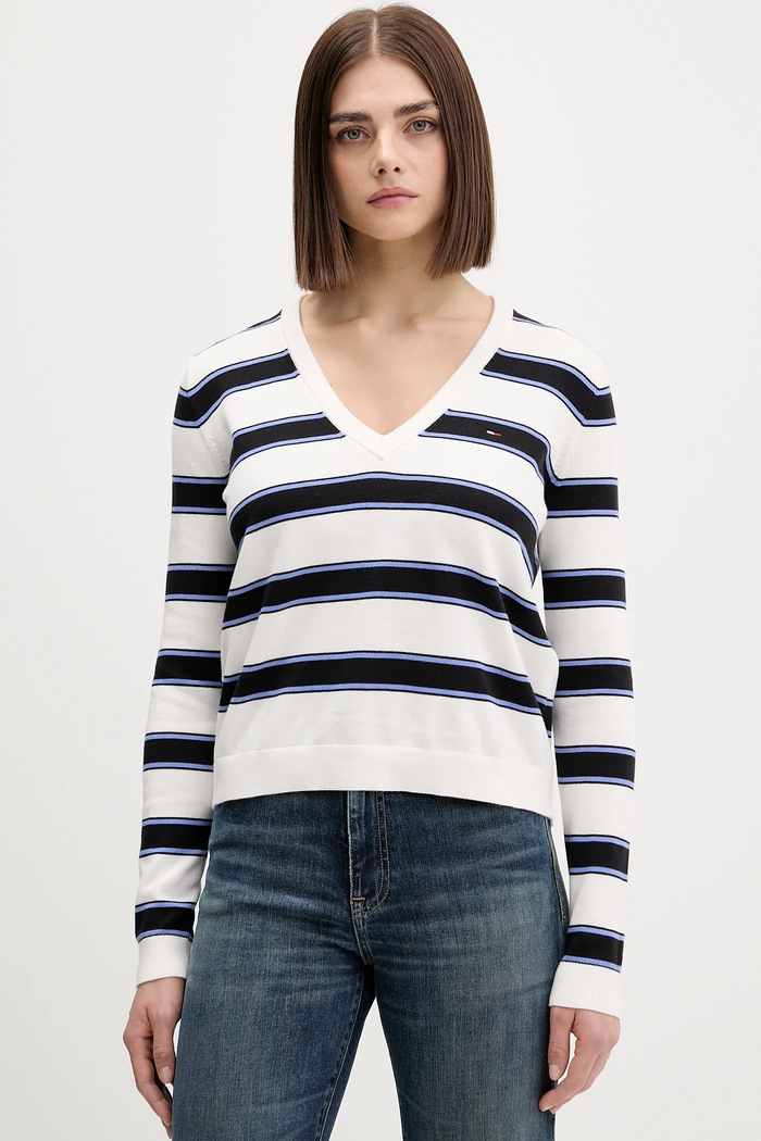 Pamučni pulover Tommy Jeans bez uzorka crna DW0DW19888