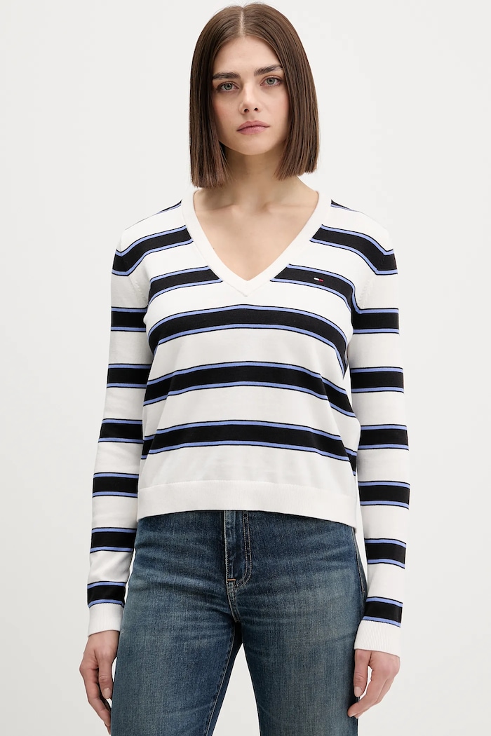 Pamučni pulover Tommy Jeans bez uzorka crna DW0DW19888