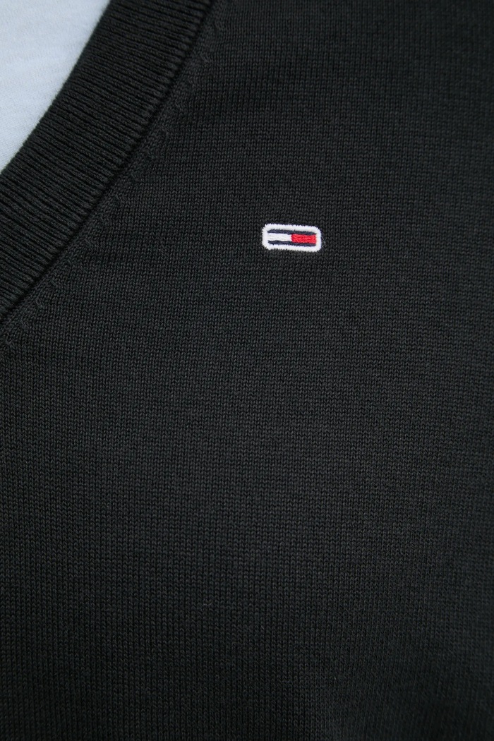 Bavlnený sveter Tommy Jeans DW0DW19888 čierna