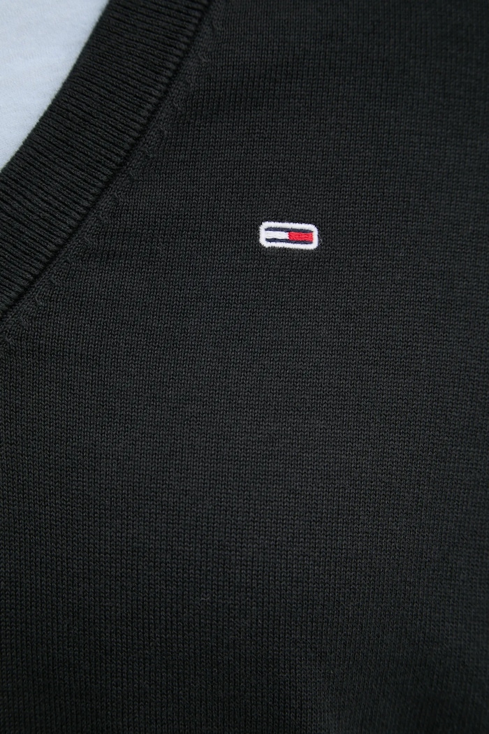 Bavlnený sveter Tommy Jeans DW0DW19888 čierna