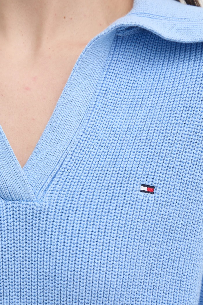 Πουλόβερ Tommy Hilfiger WW0WW44451 μπλε