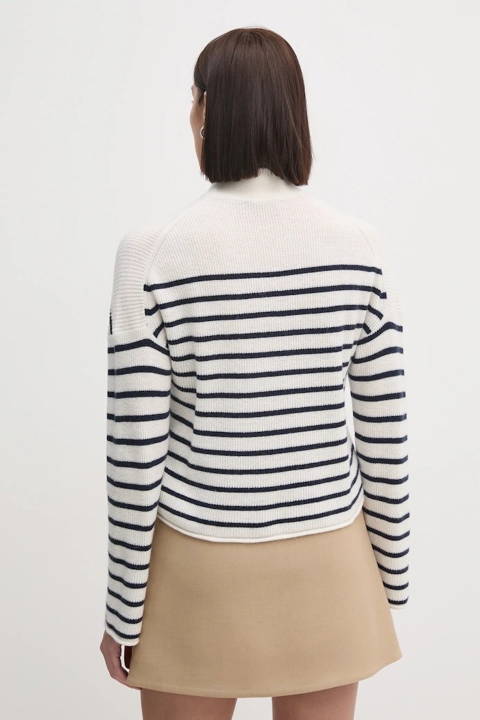 Ρούχα Μάλλινο πουλόβερ Tommy Hilfiger WW0WW44981 μπεζ