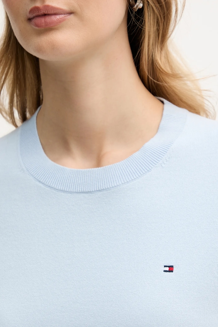 Tommy Hilfiger pulover WW0WW44984 albastru