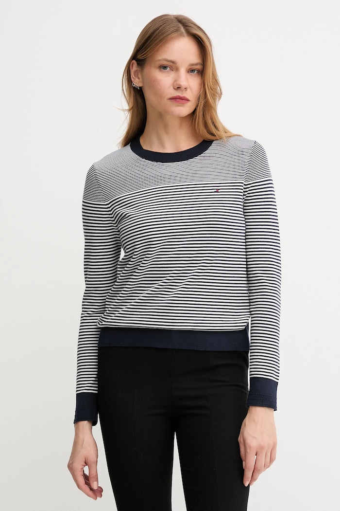 Πουλόβερ Tommy Hilfiger άλλο σκούρο μπλε WW0WW44984