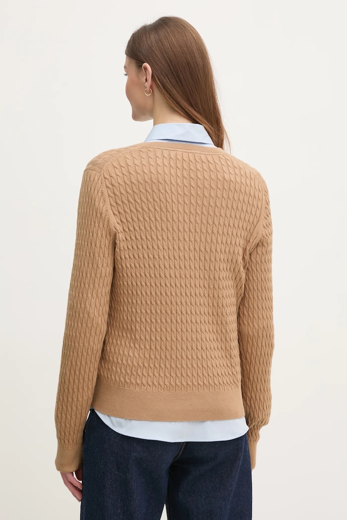 Oblečení Bavlněný svetr Tommy Hilfiger WW0WW44987 hnědá