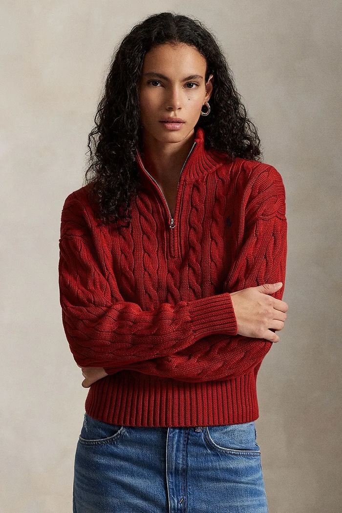 Polo Ralph Lauren svetr dámský bavlněný oranžová 211963467