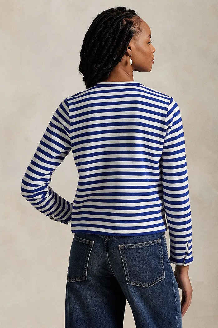 Πλεκτή ζακέτα Polo Ralph Lauren 211963465 μπλε SS25