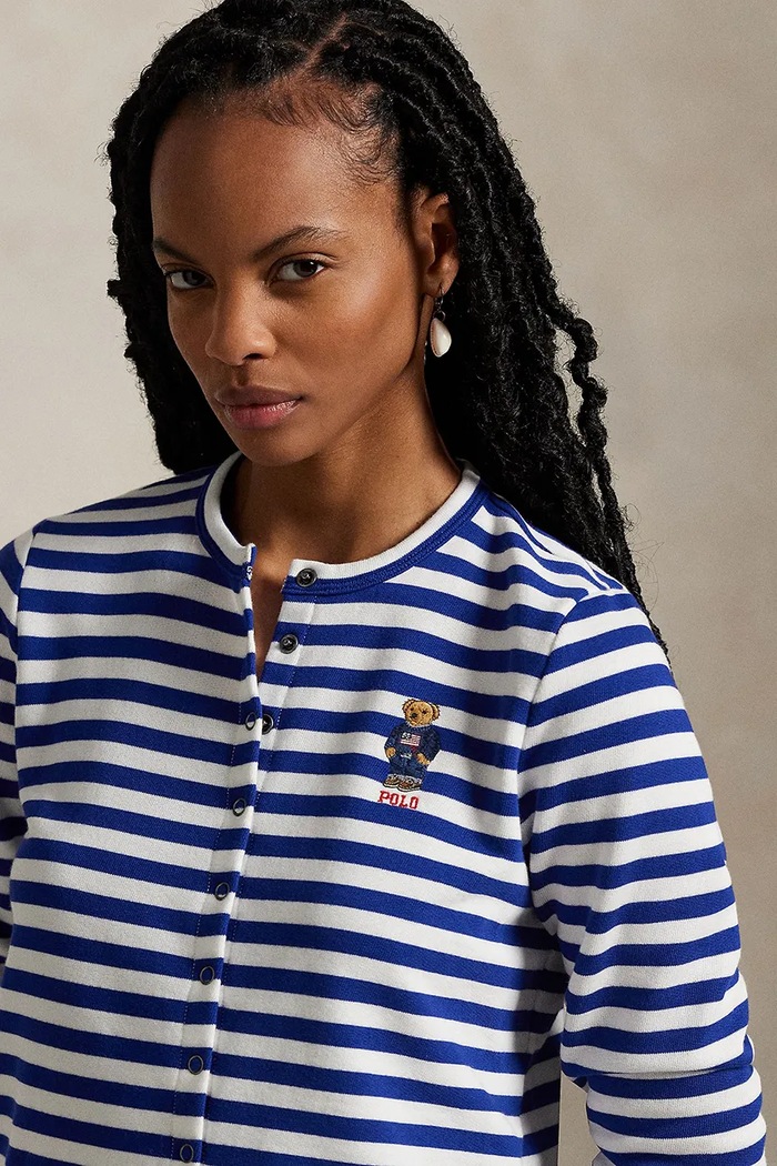 Πλεκτή ζακέτα Polo Ralph Lauren μπλε 211963465